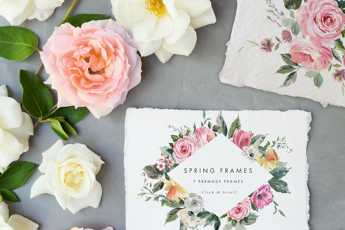 Easter Flower Clipart, a Decorative Illustration by Twigs and Twine (Photo 6 of 9)