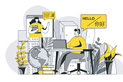 Business Outline Illustrations, a Templates & Theme by alexdndz (Thumbnail 30 of 52)