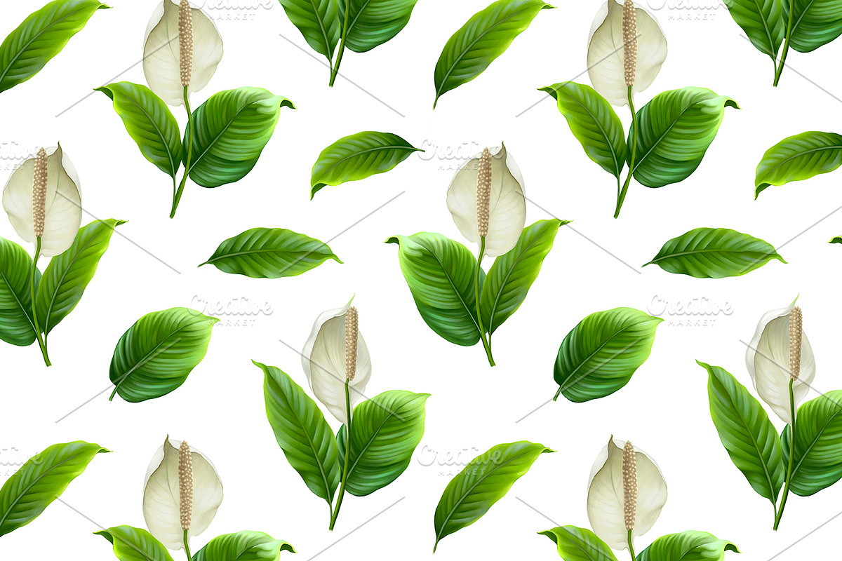 Anthurium flowers, a Pattern Graphic by Sundra (Photo 11 of 15)