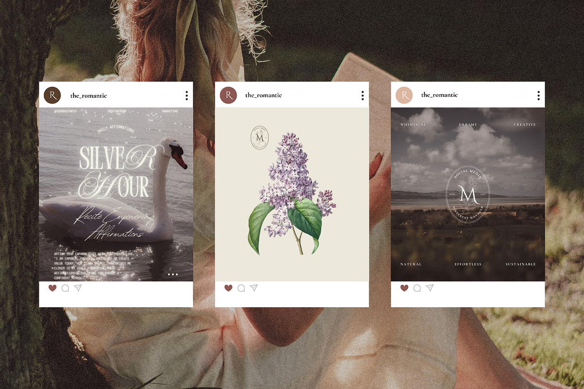 The Romantic Social Media Bundle, a Social Media Template by The Flossy Finch (Photo 18 of 22)