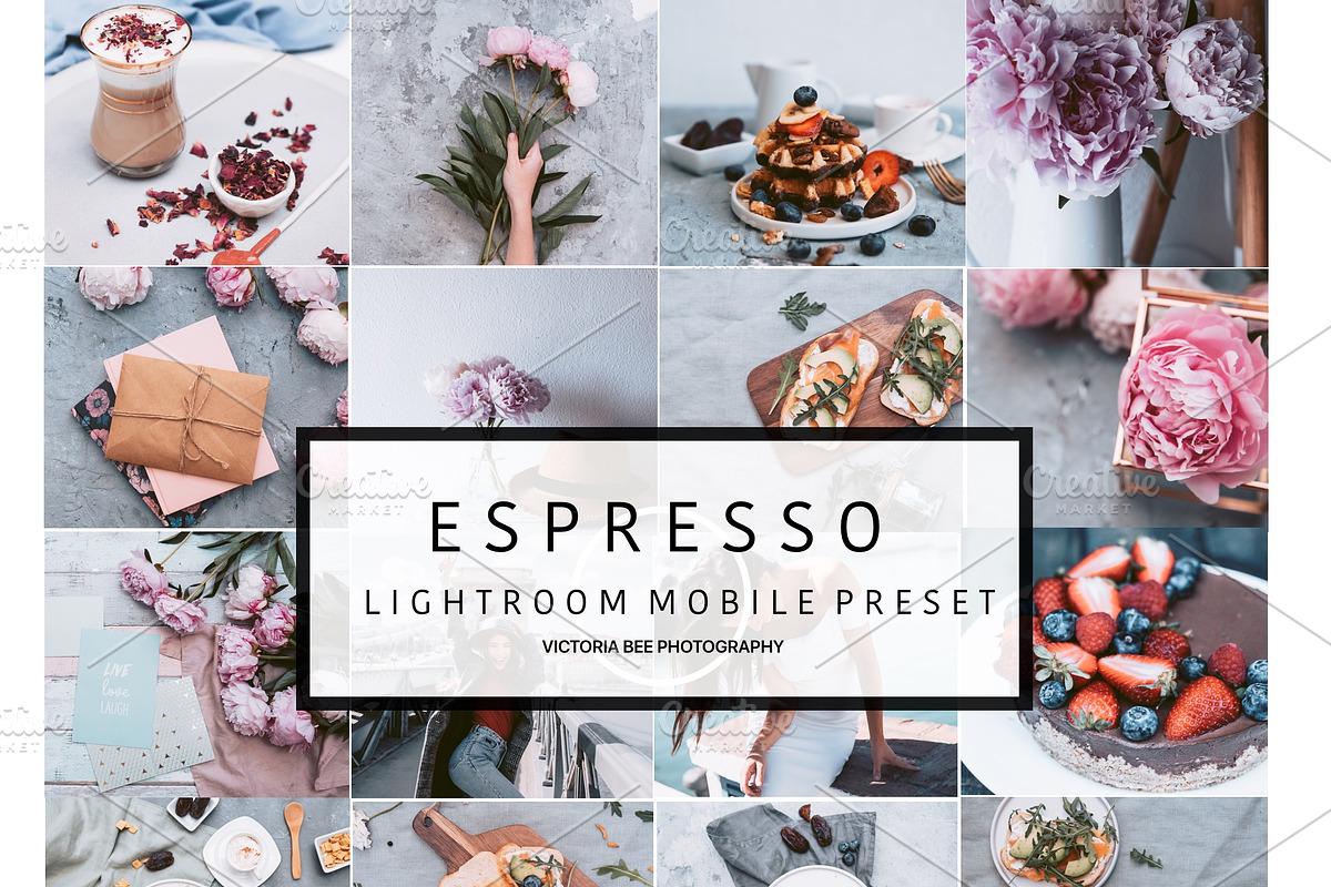 5 Mobile Presets ESPRESSO, an Action Add-On by Victoria Bee Presets (Photo 1 of 10)