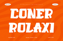 Coner Rolaxi - Fancy Font