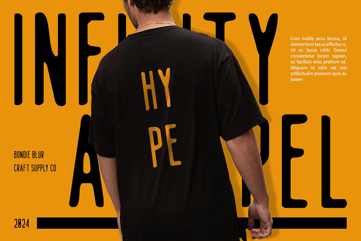 Bondie Blur, a Sans Serif Font by Craft Supply Co. (Photo 4 of 8)