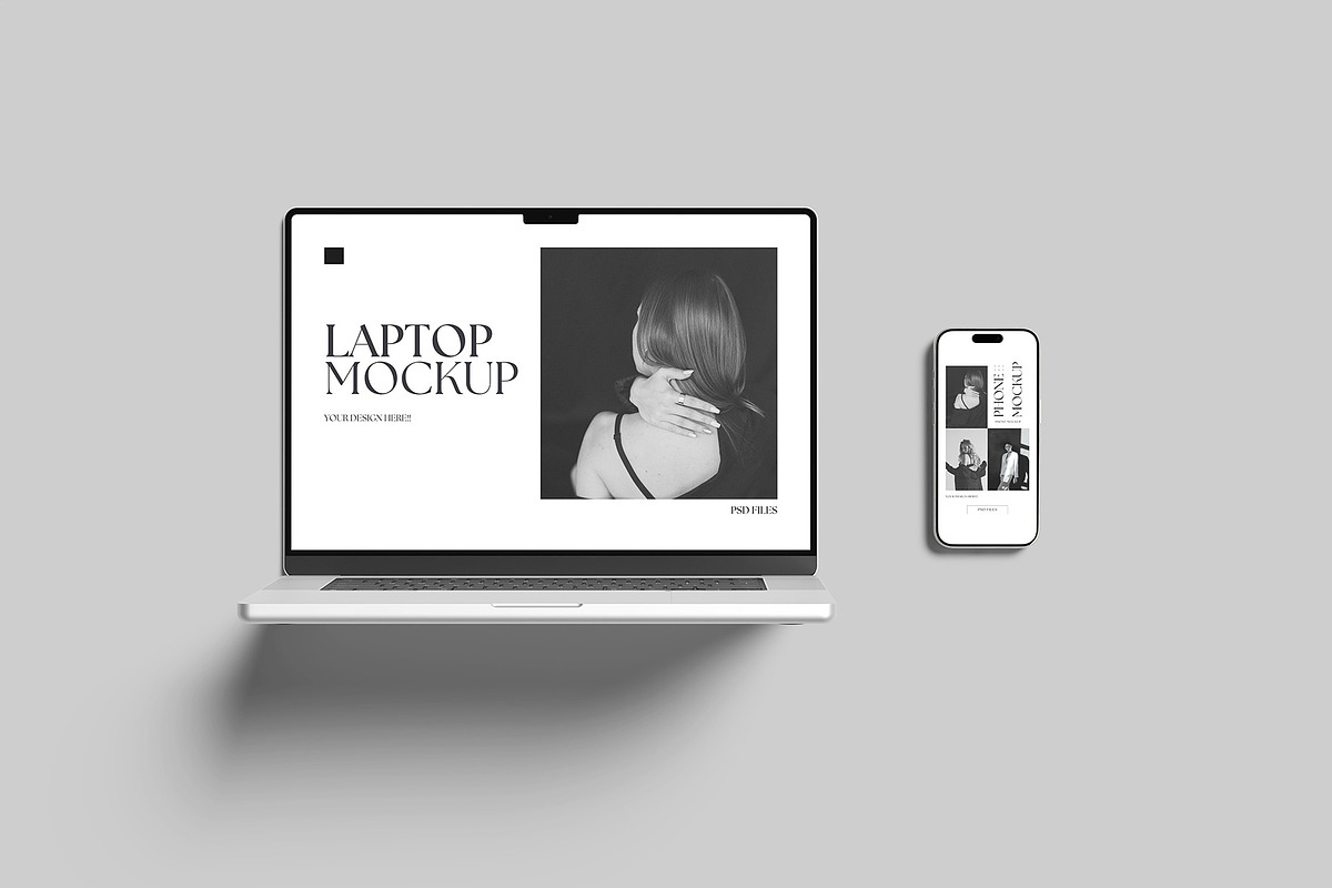 Laptop and Phone Mockup, an iPhone Mockup by Graphiculon (Photo 9 of 11)