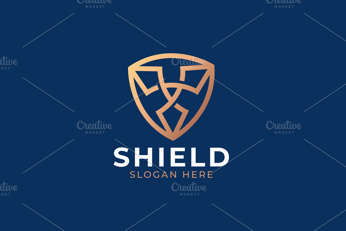 Luxury Gold Shield Security Logo, a Branding & Logo Template by Signatoro (Photo 2 of 3)