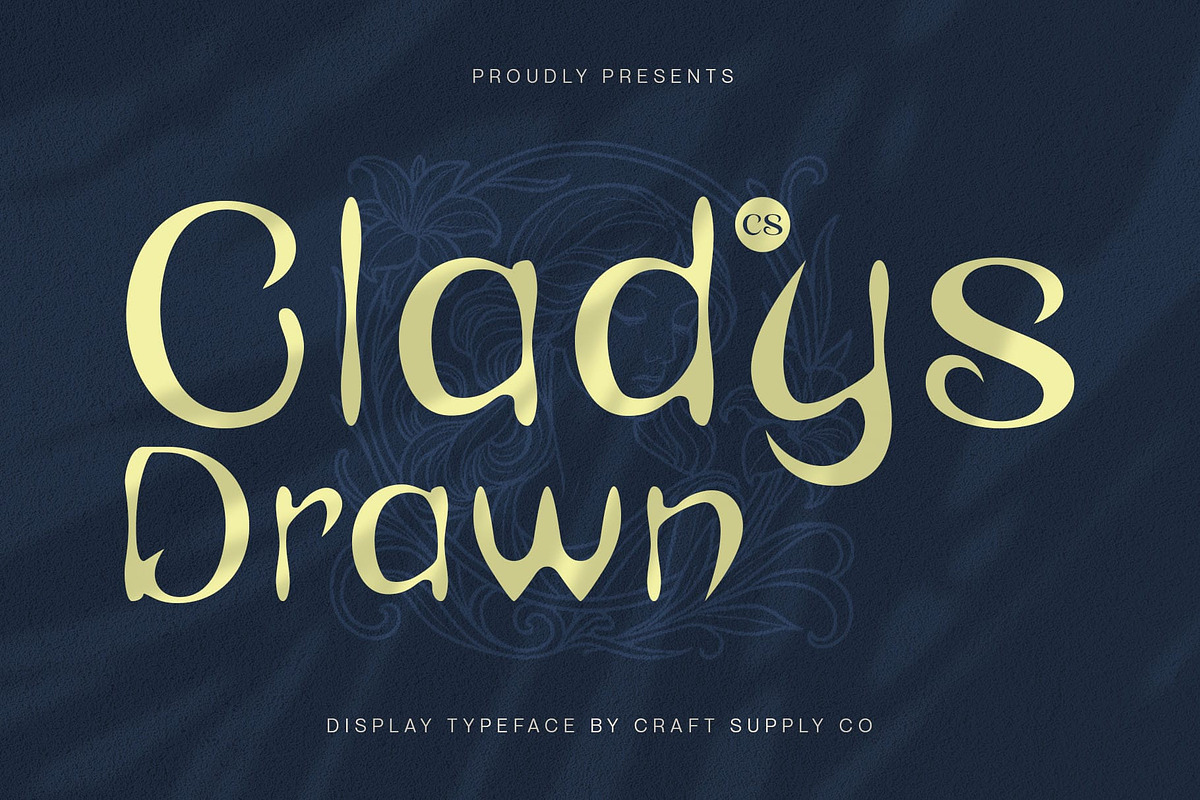 CS Gladys Drawn, a Sans Serif Font by Craft Supply Co. (Photo 1 of 8)