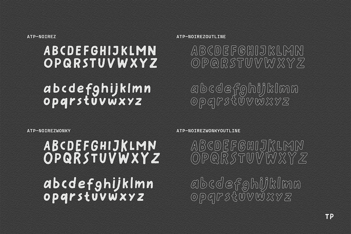Noirez - Vintage Sans Serif Font, a Sans Serif Font by Typeparties (Photo 7 of 7)
