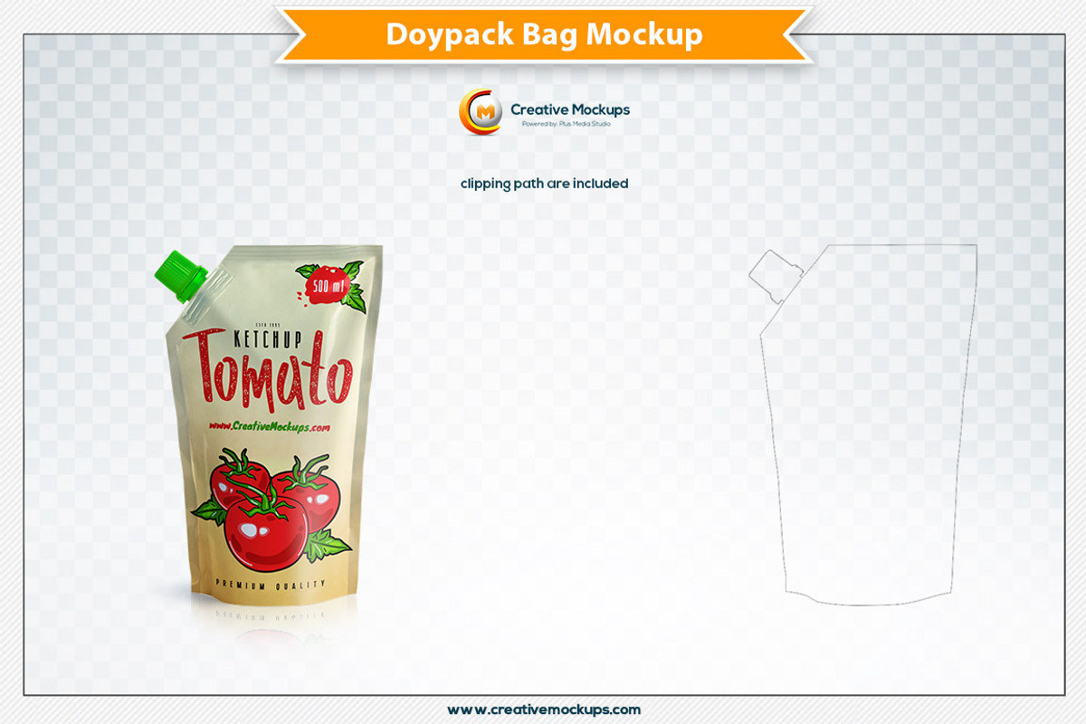 Corner Spout Doypack Bag Mockup, a Cups & Container Mockup by Plus Media (Photo 5 of 5)