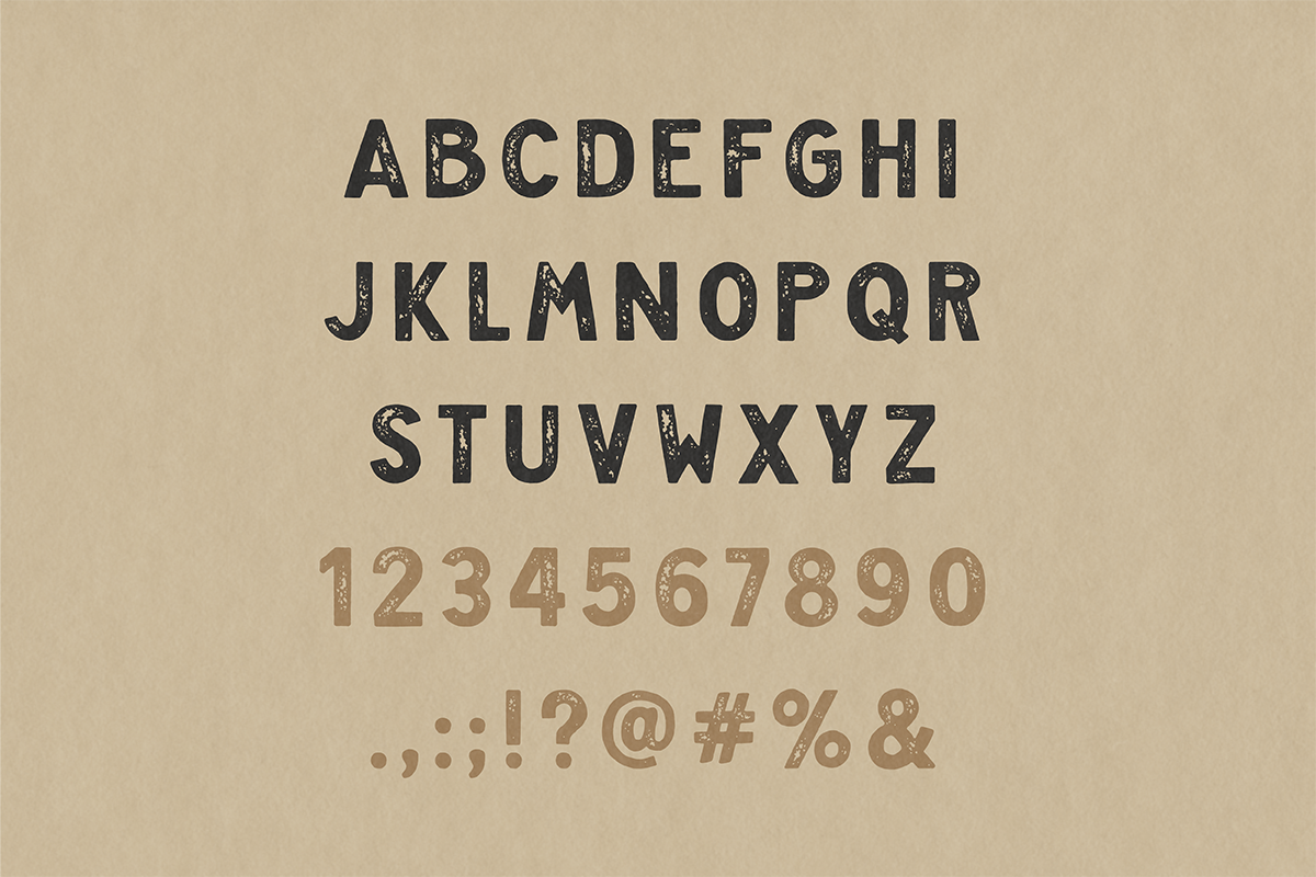 Tectona - Font & Extras!, a Sans Serif Font by Localmad (Photo 7 of 9)