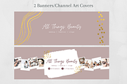 YouTube Branding Template, a Social Media Template by Tegefeldt Design (Thumbnail 3 of 7)