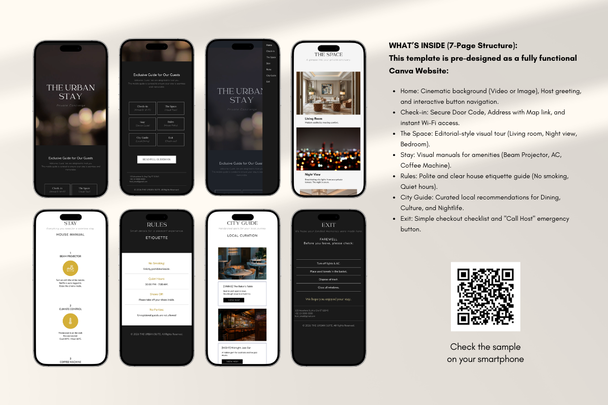 Luxury Airbnb Host Website Template, a Landing Page Template by batang (Photo 2 of 6)