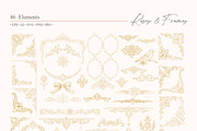 Roses and Frames, a Pattern Graphic by Collection by VY (Thumbnail 7 of 10)