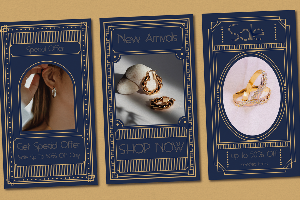 Rosaline - Art Deco Display, a Sans Serif Font by HipFonts (Photo 6 of 8)