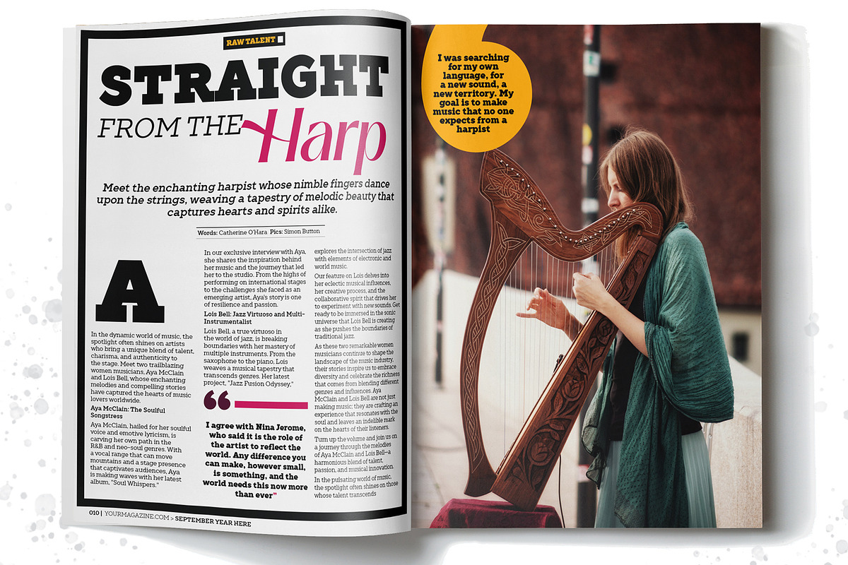 Magazine Template, a Magazine Template by Red Cactus Creative (Photo 20 of 20)