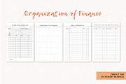 Finance planner, a Stationery Template by Anatartan Design (Thumbnail 3 of 4)