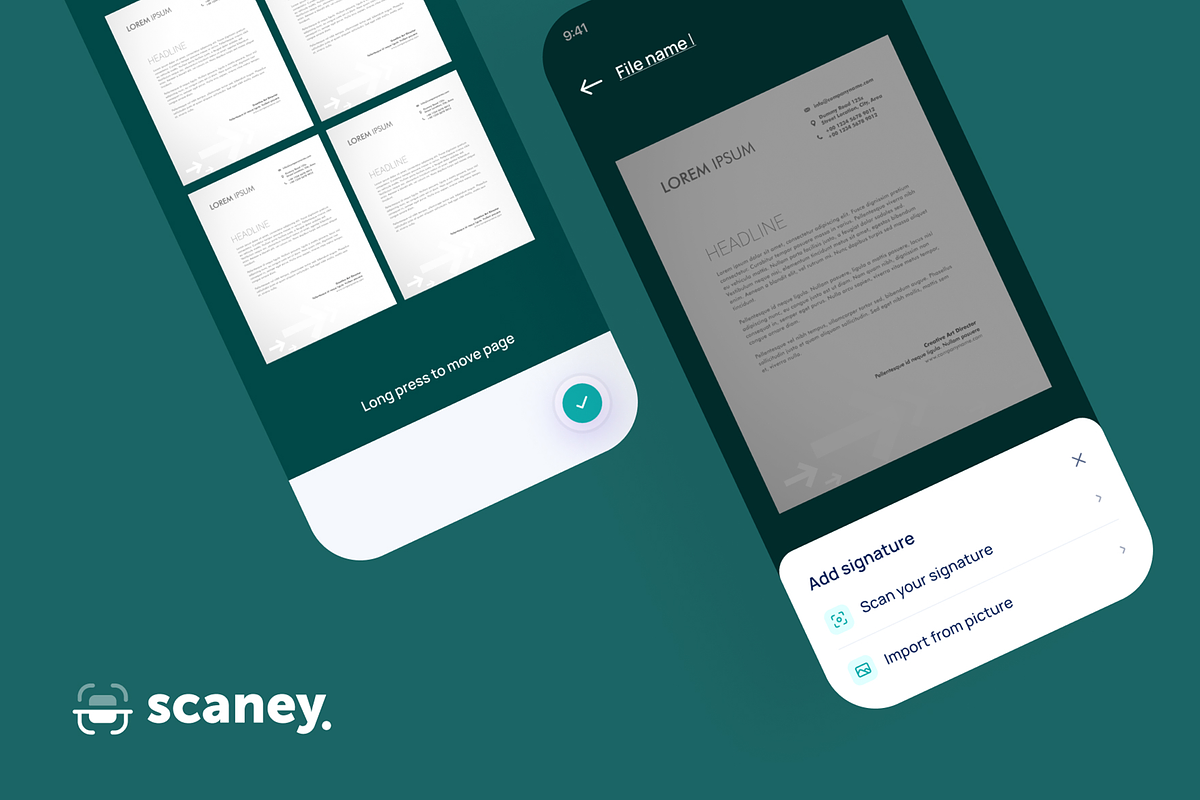 Scaney - Document Scanner, an App Template by Springo (Photo 5 of 6)