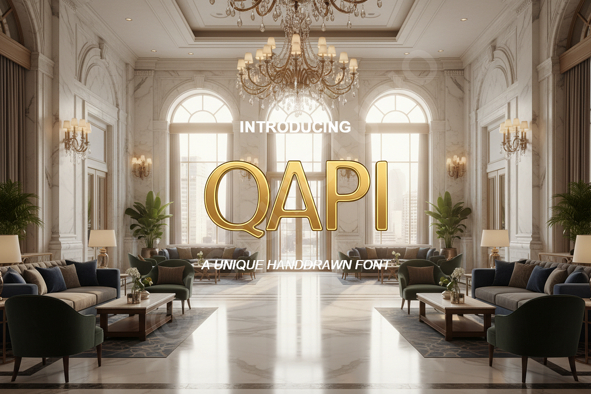 Qapi | Elegant Modern Sans Serif, a Serif Font by Astuti Studio (Photo 1 of 16)