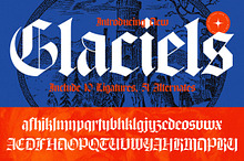 Glaciels Modern Blackletter Font