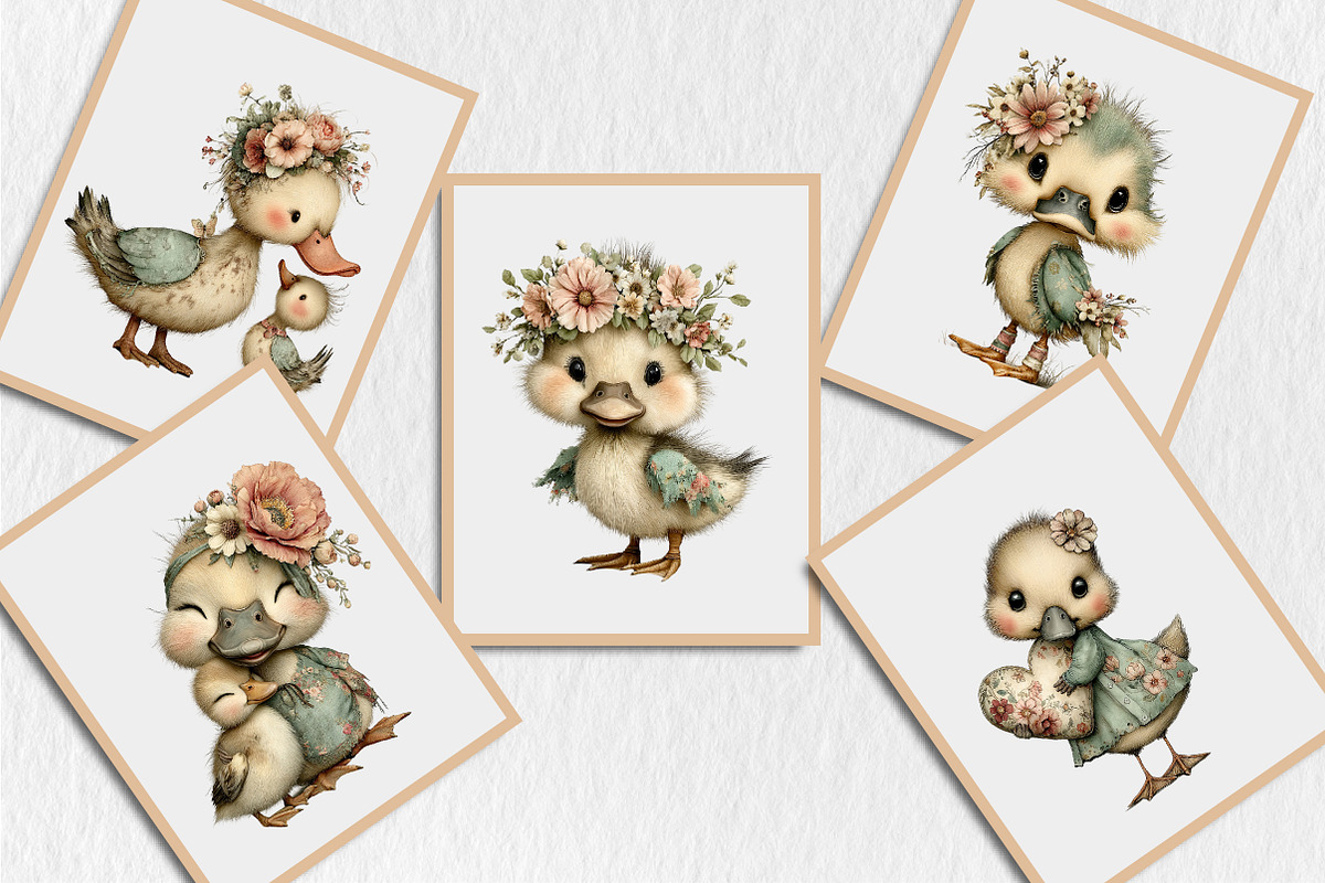 Mother's Day Funny Duck Clipart, a Seasonal Illustration by Rose Art (Photo 6 of 6)