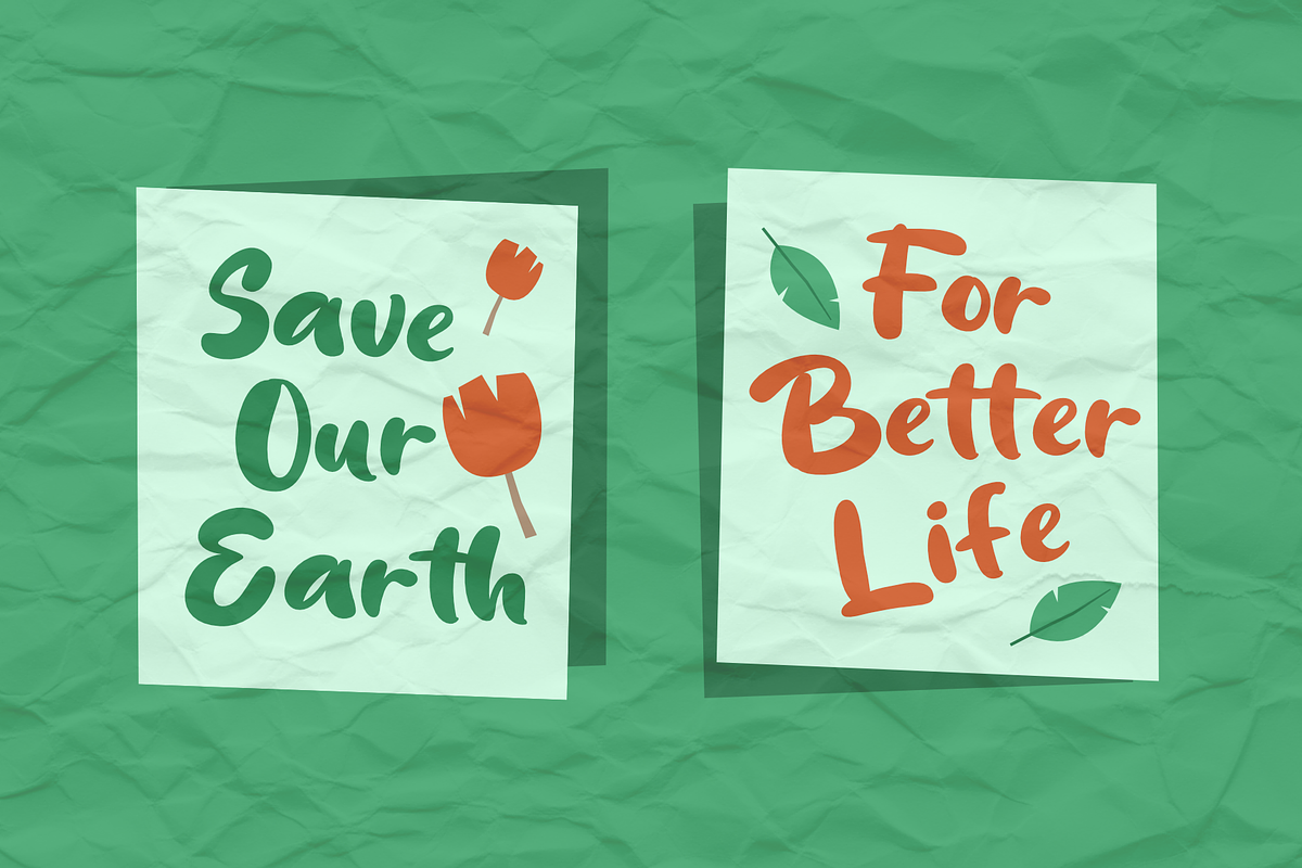 Boellath - Playful Bold Display Font, a Handwritten Font by Maenjari Std (Photo 5 of 10)