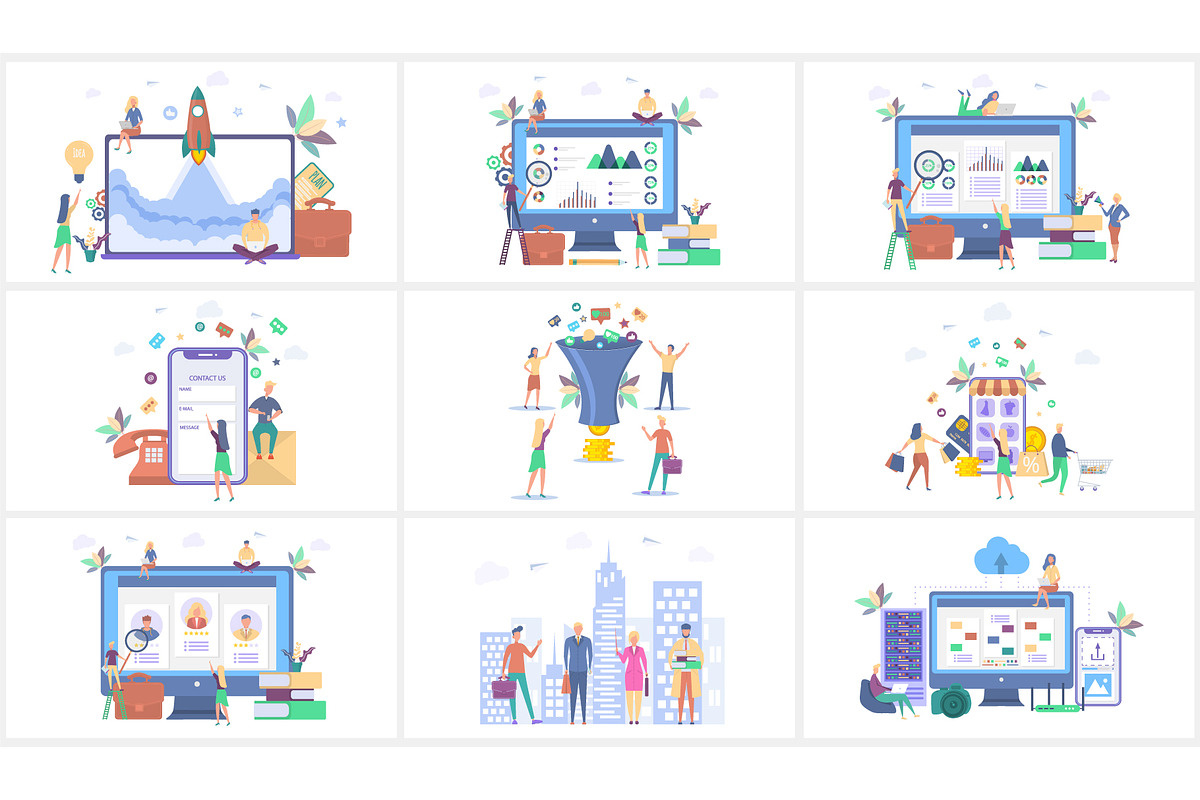 Business Presentation Template, a Presentation Template by Infographics project (Photo 4 of 13)