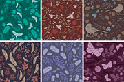 Birds & Blooms Seamless Patterns, a Pattern Graphic by pixelbuddha.net (Thumbnail 4 of 8)