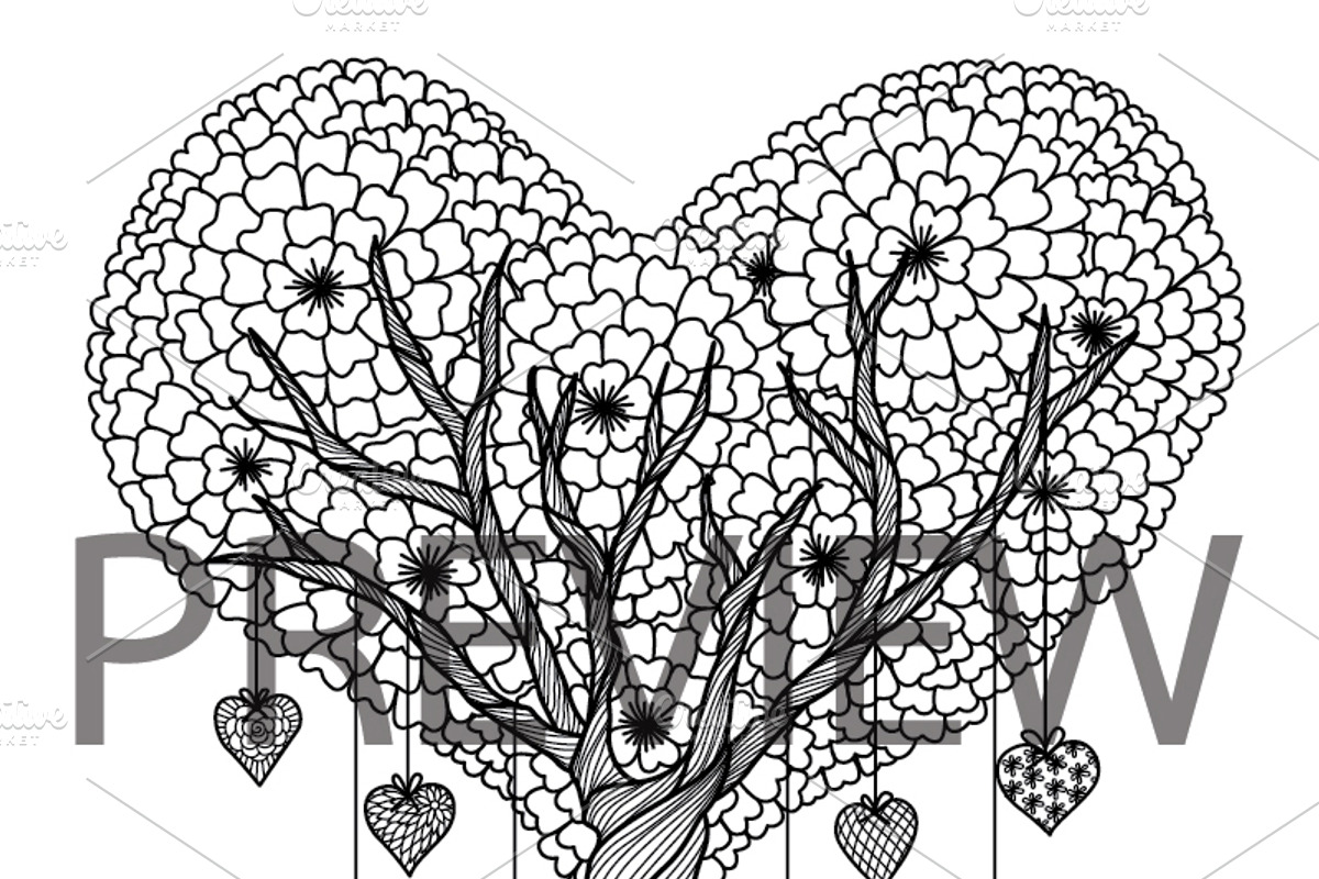 35 Valentine's coloring, an Animal Illustration by Somjai King (Photo 17 of 36)