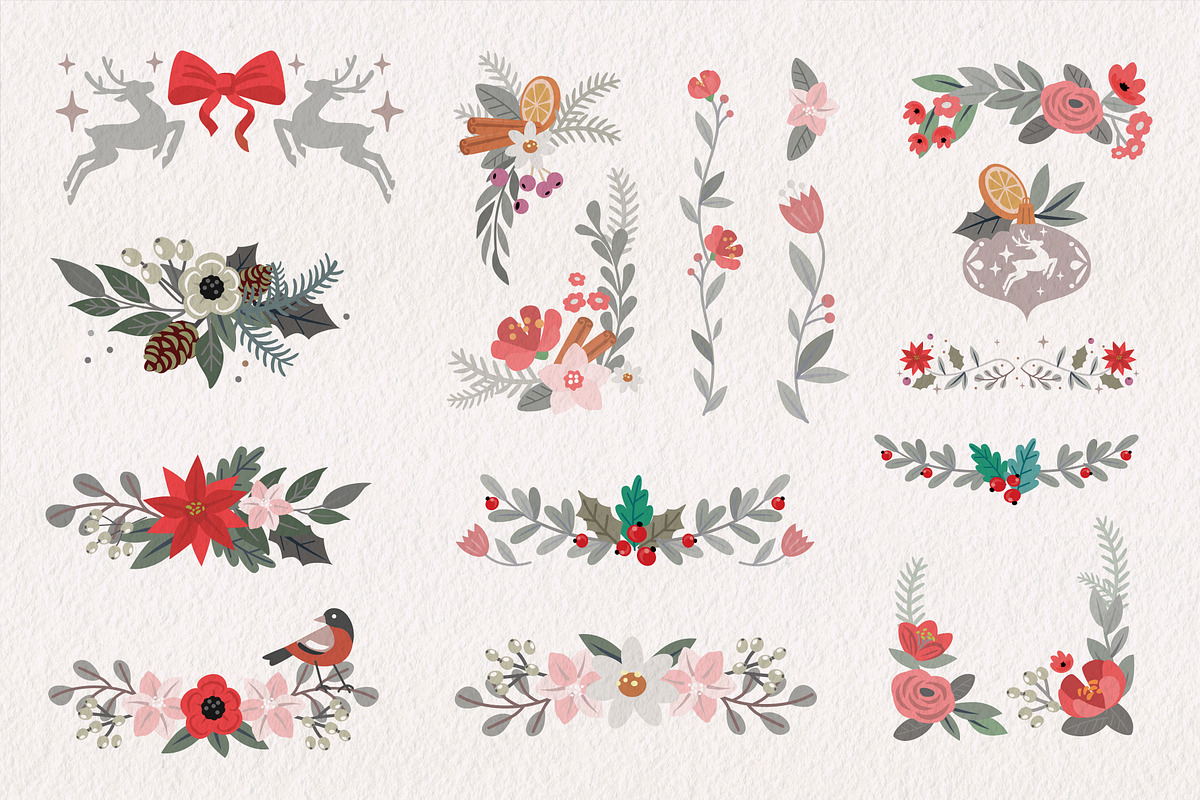 Christmas spirit. Xmas collection., a Decorative Illustration by bioraven (Photo 9 of 17)