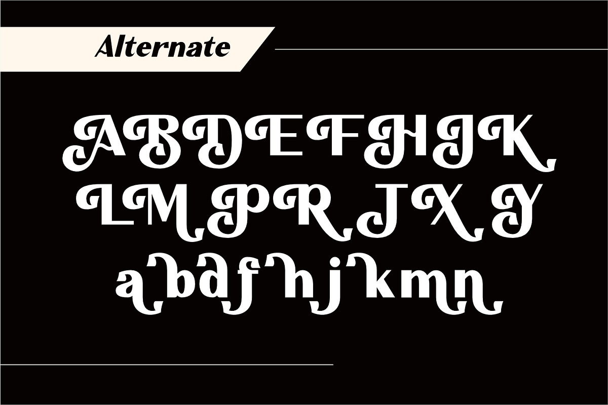 Alestair - Sans Serif Display Font, a Sans Serif Font by Rishsketch (Photo 13 of 15)