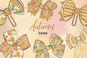 Autumn Bows, an Object Illustration by GlamArtZhanna (Thumbnail 2 of 3)