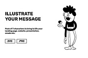 Fun & Expressive Character Kit, a Person Illustration by LorellaC (Thumbnail 4 of 4)
