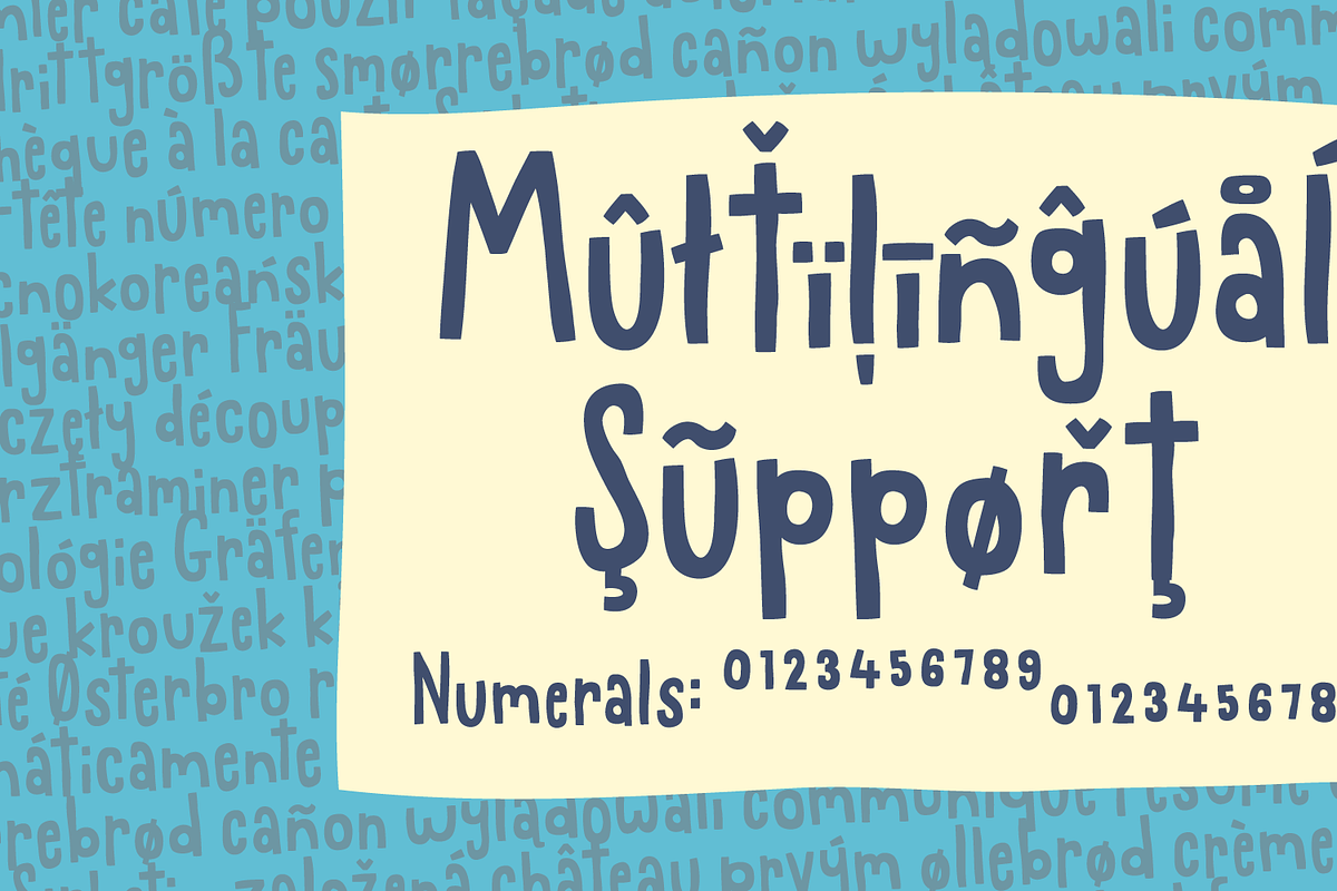 Practical Vein - super duper cute!, a Handwritten Font by pizzadudedotdk (Photo 6 of 8)