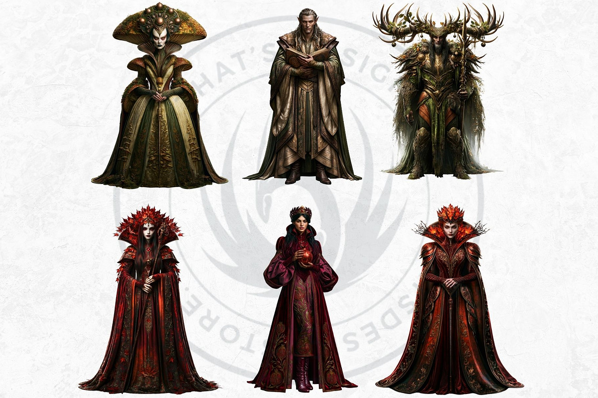 The Court of Emberfall Autumn, a Seasonal Illustration by ThatsDesignArt (Photo 8 of 15)