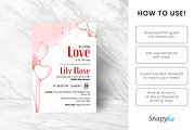 Canva AMORE Baby Shower Invitation, an Invitation Template by Snapybiz (Thumbnail 4 of 8)