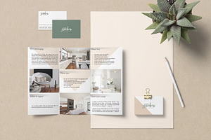 Modern Trifold Design Brochure