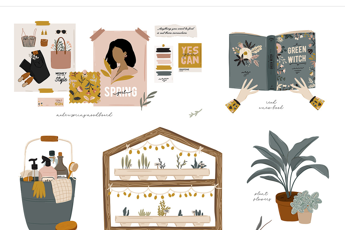 FOUR SEASONS BUNDLE, an Object Graphic by Ruslana Lubenets (Photo 5 of 52)