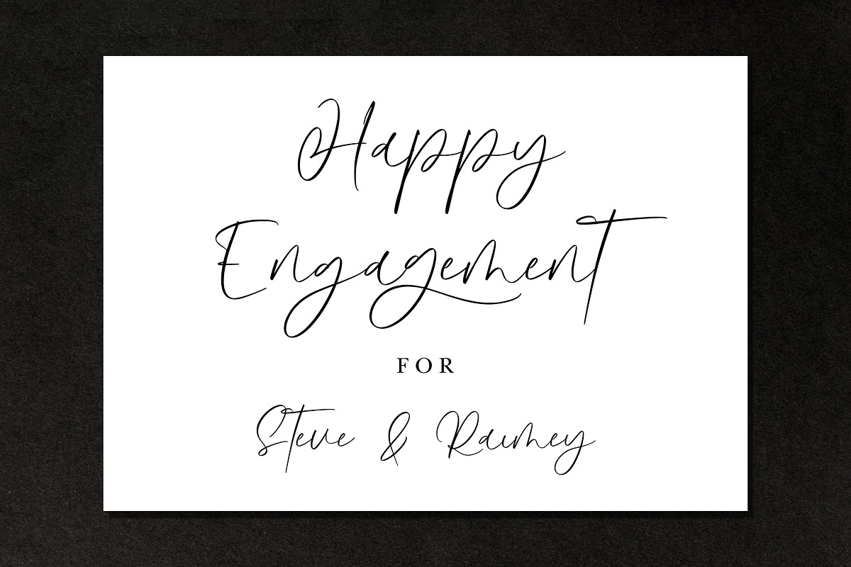 Broadloom, a Handwritten Font by HATFSTUDIO (Photo 3 of 8)