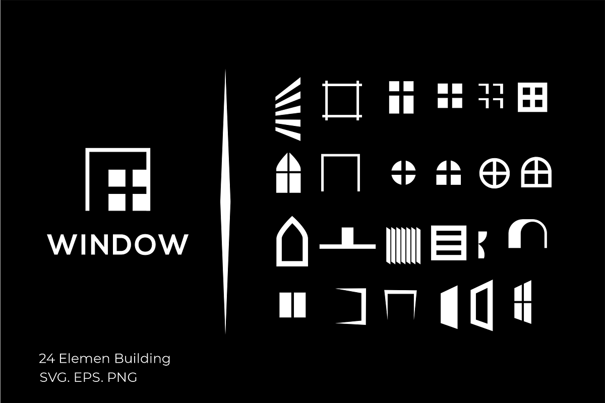 Window Elemen Logo, a Shape Add-On by Akdesain (Photo 1 of 3)