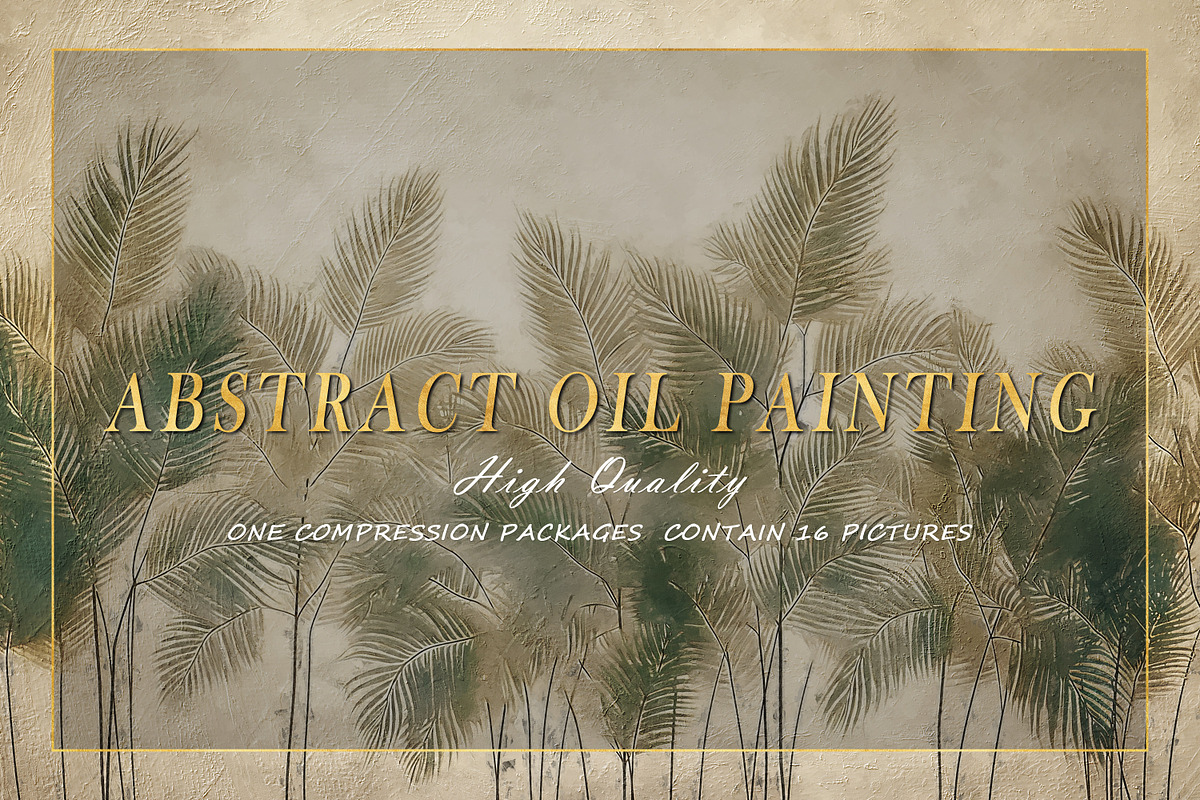 Modern oil painting wallpaper, a Wallpaper Graphic by DamonYang's shop (Photo 1 of 7)