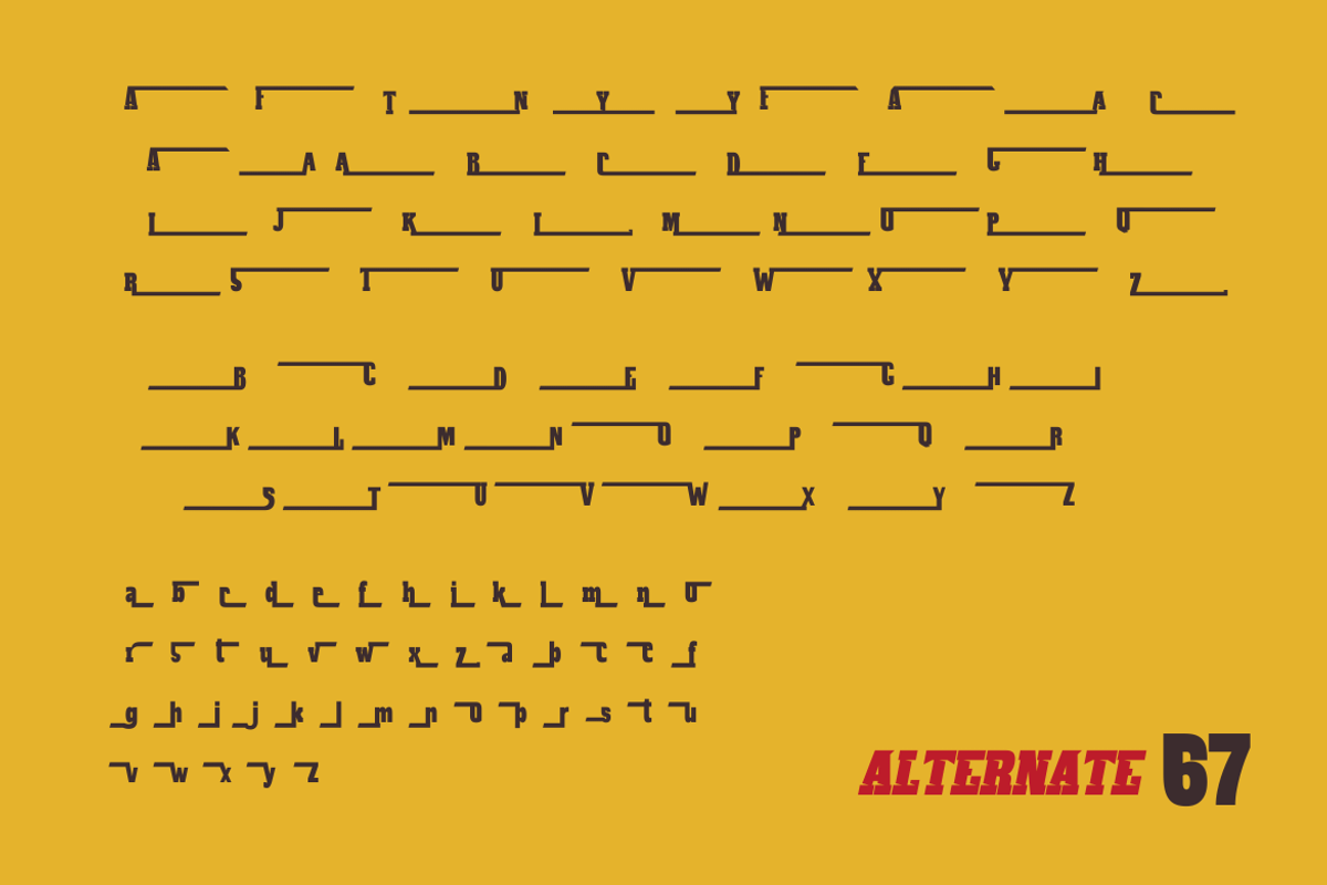 MREYBOLL | Athletic Font, a Font by twinstd (Photo 13 of 16)