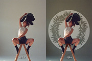 50 Flower Hoop Snoot Overlays, a Background Graphic by 3Motional (Thumbnail 2 of 16)