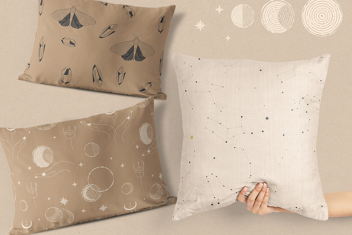 MOON magic patterns, a Pattern Graphic by HmarkaShop (Photo 4 of 4)
