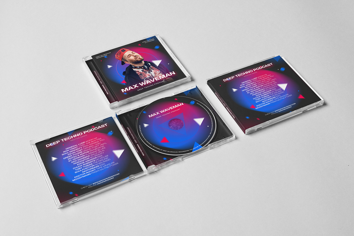 DJ Mixtape / Album CD Cover Artwork, a Print Template by vinyljunkie (Photo 6 of 6)