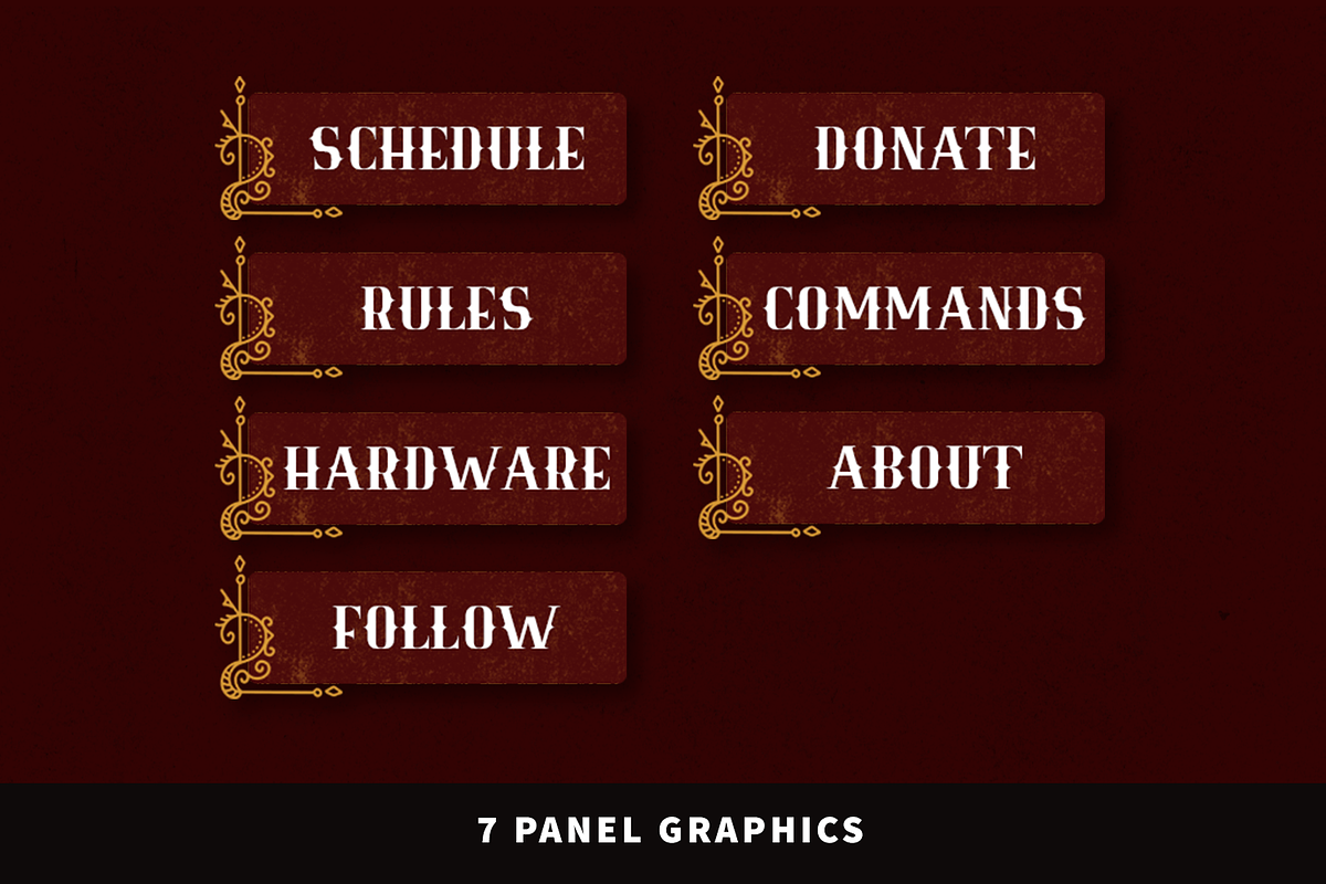 Bourbon | Twitch Stream Bundle, a Social Media Template by Hues of Hodges (Photo 5 of 6)
