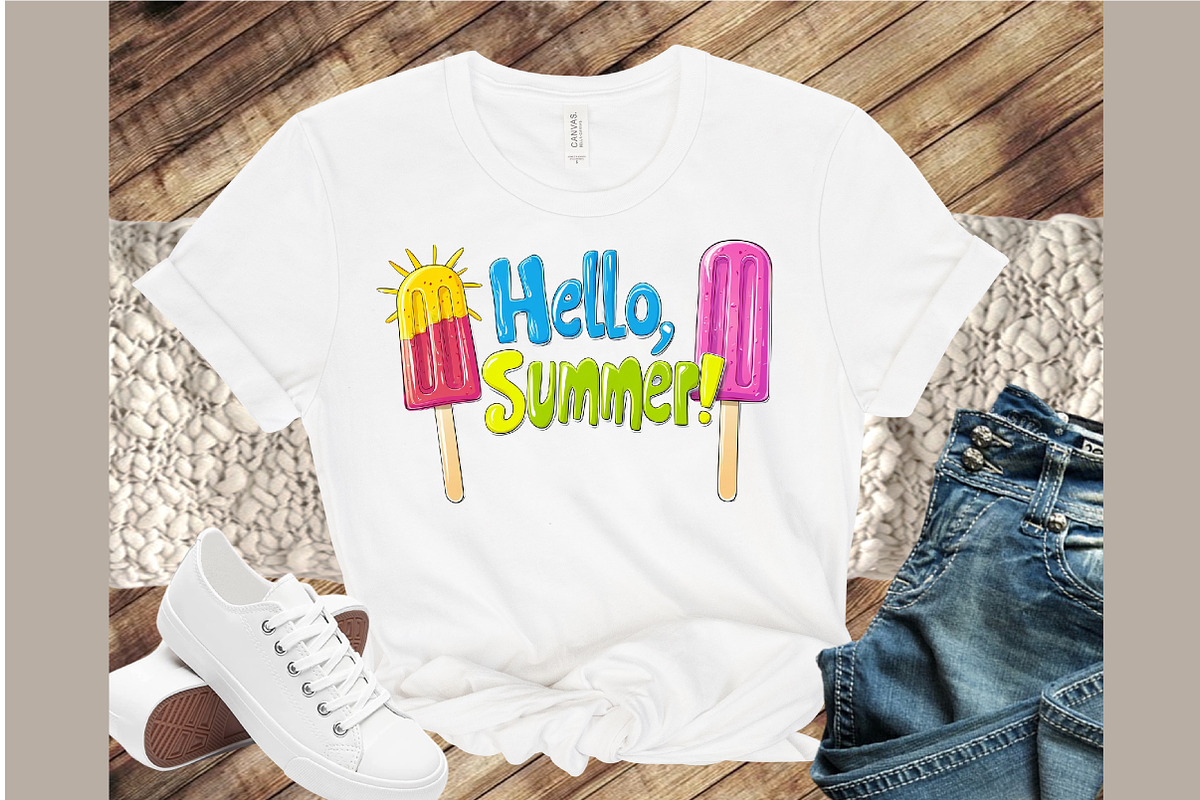 Hello Summer,Summer Clipart, an Illustration by Sublimation Artist (Photo 4 of 6)