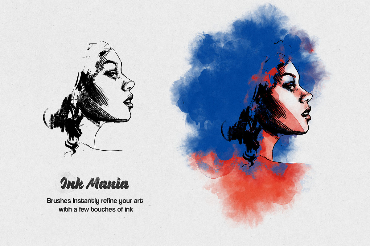 Ink Mania Multi App Brushes, a Brush Add-On by brushapes.com (Photo 4 of 10)
