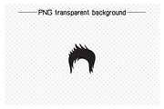 Wig and Hair Icons Set, a Solid Icon by Designfour (Thumbnail 6 of 7)