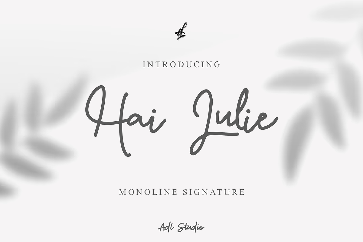 Hai Julie, a Handwritten Font by Adl Studio (Photo 1 of 6)