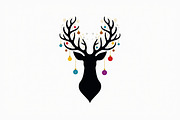 Majestic Deer Silhouette Bundle, an Illustration by jahid234 (Thumbnail 2 of 7)