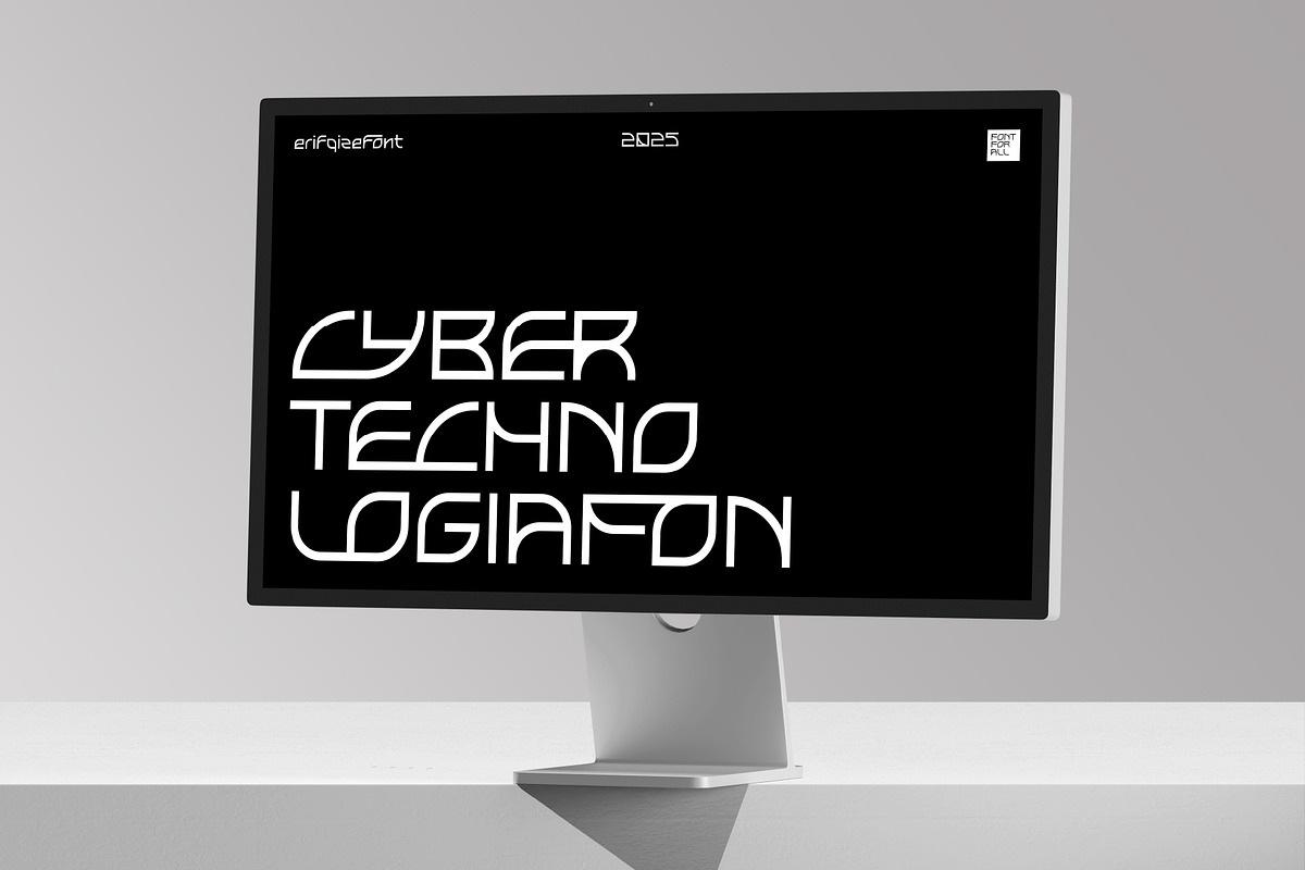Elltaneixy – Futuristic Sci-Fi Font, a Font by Erifqizefont (Photo 3 of 15)